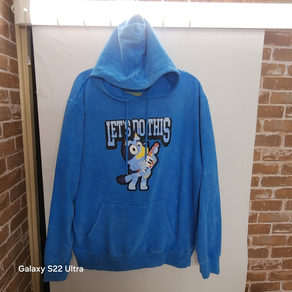 Blue Graphic Hoodie "LET'S DO THIS"